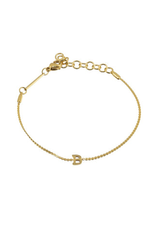 BRENDA GRANDS JEWELRY DAINTY INITIAL BRACELET