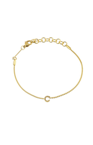 BRENDA GRANDS JEWELRY DAINTY INITIAL BRACELET