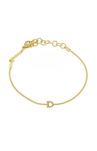 BRENDA GRANDS JEWELRY DAINTY INITIAL BRACELET