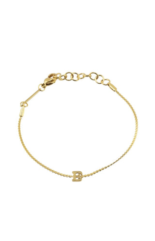 BRENDA GRANDS JEWELRY DAINTY INITIAL BRACELET