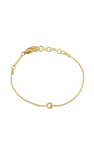 BRENDA GRANDS JEWELRY DAINTY INITIAL BRACELET
