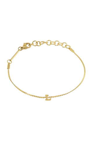 BRENDA GRANDS JEWELRY DAINTY INITIAL BRACELET