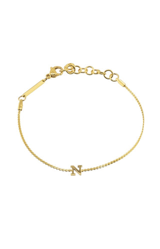 BRENDA GRANDS JEWELRY DAINTY INITIAL BRACELET