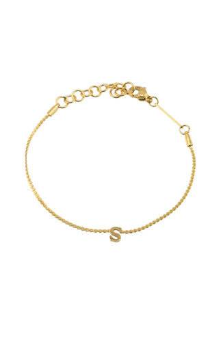 BRENDA GRANDS JEWELRY DAINTY INITIAL BRACELET
