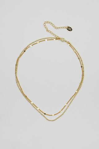 BRENDA GRANDS JEWELRY DAINTY LAYERED SPARKLE CHOKER