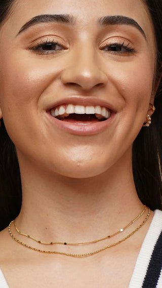 BRENDA GRANDS JEWELRY DAINTY LAYERED SPARKLE CHOKER
