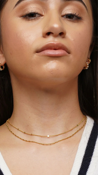 BRENDA GRANDS JEWELRY DAINTY LAYERED SPARKLE CHOKER