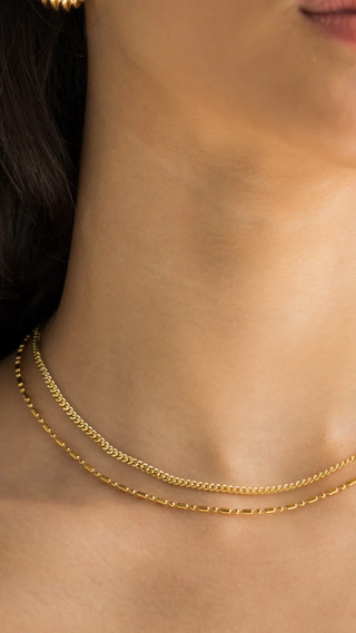 BRENDA GRANDS JEWELRY DOUBLE BARREL NECKLACE