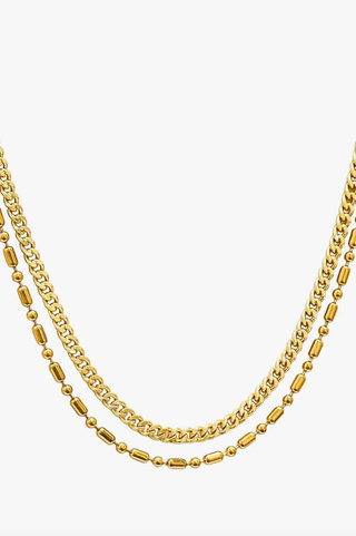 BRENDA GRANDS JEWELRY DOUBLE BARREL NECKLACE