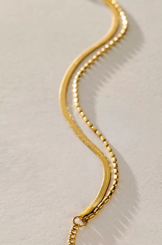 BRENDA GRANDS JEWELRY DOUBLE LAYER ANKLET