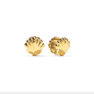 BRENDA GRANDS JEWELRY DOUBLE SHELL EARRINGS