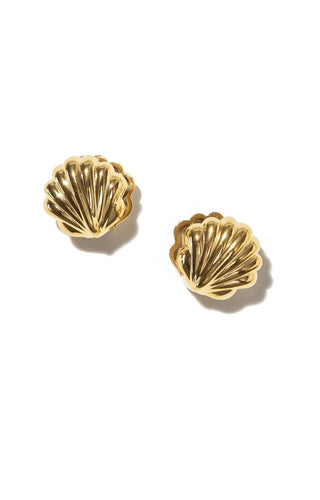 BRENDA GRANDS JEWELRY DOUBLE SHELL EARRINGS