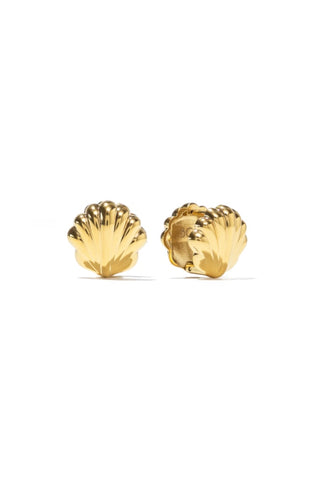 BRENDA GRANDS JEWELRY DOUBLE SHELL EARRINGS