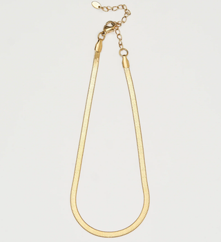 BRENDA GRANDS JEWELRY HERRINGBONE ANKLET