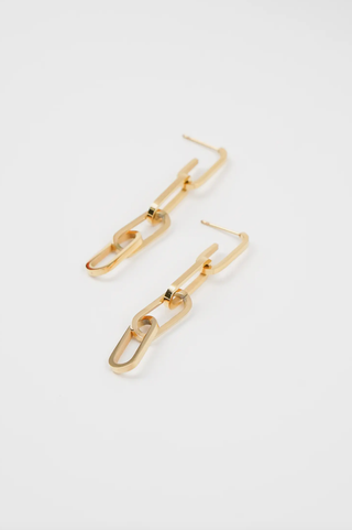 BRENDA GRANDS JEWELRY LONG CHAIN EARRINGS