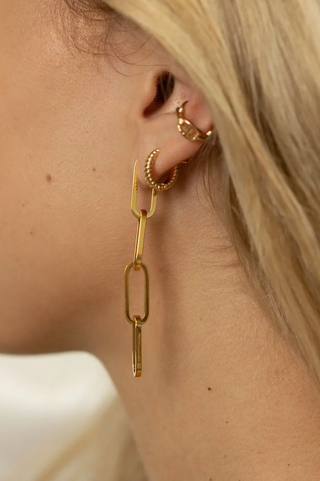 BRENDA GRANDS JEWELRY LONG CHAIN EARRINGS