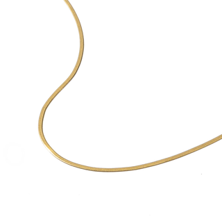 BRENDA GRANDS JEWELRY MICRO HERRINGBONE NECKLACE