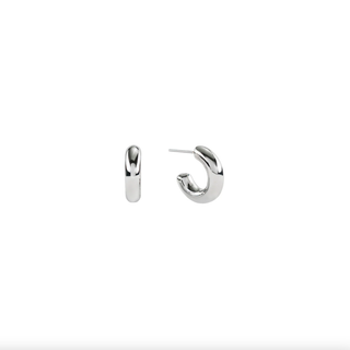 BRENDA GRANDS JEWELRY MINI SILVER BUBBLE HOOPS