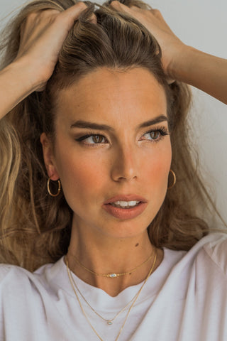 BRENDA GRANDS JEWELRY MINI SUN HOOPS