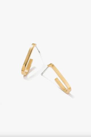 BRENDA GRANDS JEWELRY PAPERCLIP HOOPS