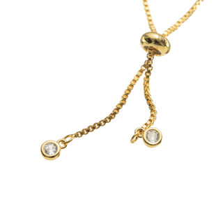 BRENDA GRANDS JEWELRY PULL TIE TENNIS BRACELET