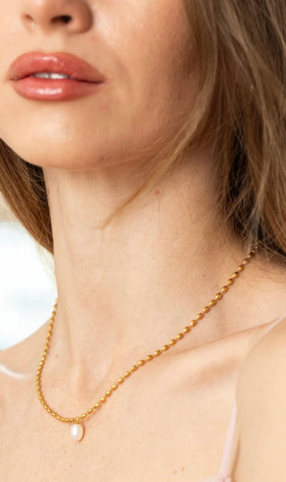BRENDA GRANDS JEWELRY SCALLOPED PEARL NECKLACE