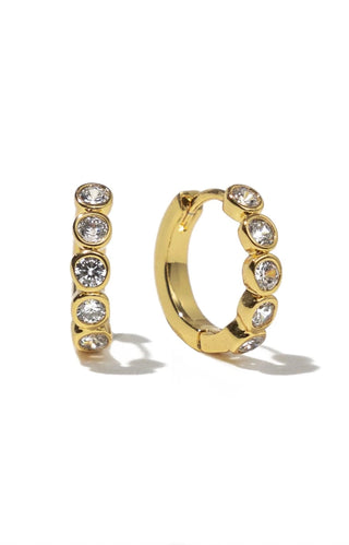 BRENDA GRANDS JEWELRY SHINY HUGGIES