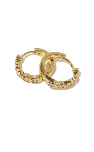 BRENDA GRANDS JEWELRY SHINY HUGGIES
