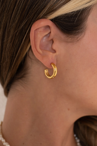 BRENDA GRANDS JEWELRY STARS HOOPS