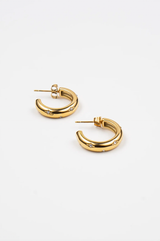 BRENDA GRANDS JEWELRY STARS HOOPS