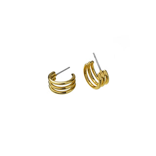 BRENDA GRANDS JEWELRY TRIPLE MINI HOOPS