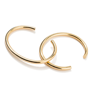 BRENDA GRANDS JEWELRY TWIN GOLD BANGLE