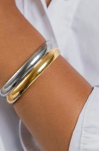 BRENDA GRANDS JEWELRY TWIN TWO TONE CUFF