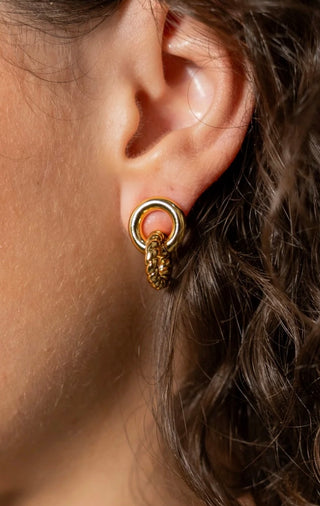 BRENDA GRANDS JEWELRY TWISTED LINK STUDS