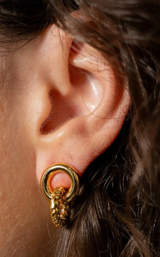 BRENDA GRANDS JEWELRY TWISTED LINK STUDS