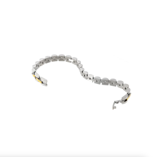 BRENDA GRANDS JEWELRY TWO TONE DAINTY WATCH BAND