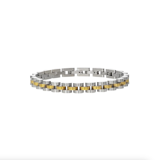 BRENDA GRANDS JEWELRY TWO TONE DAINTY WATCH BAND