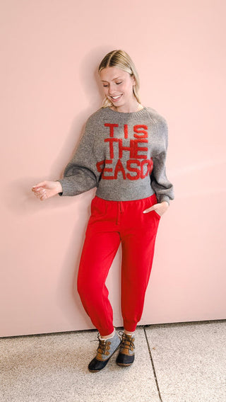 BUCKETLIST TIS THE SEASON SWEATER