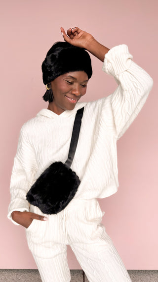 COCO + CARMEN BLACK ESTELLE SLING BAG