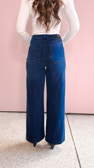 DEAR JOHN DENIM AUDREY MOON SHADE WIDE LEG