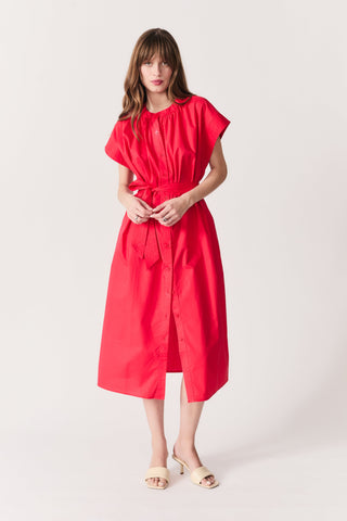 DELUC RED CANCELA DRESS