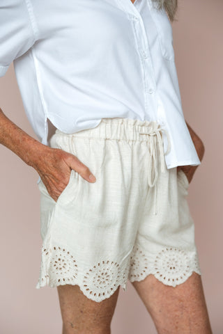 DEX EYELET SHORTS
