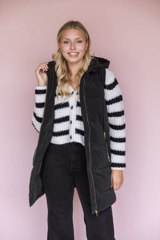 DEX HOODED PUFFER VEST
