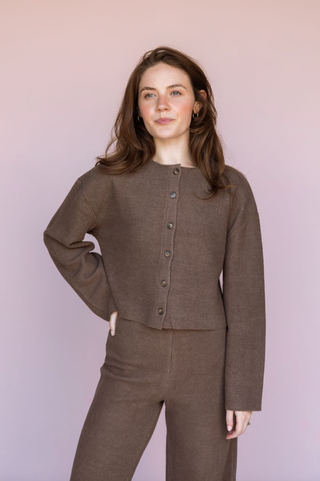 DEX MOCHA RAINA CARDIGAN