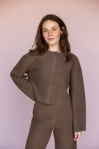 DEX MOCHA RAINA CARDIGAN