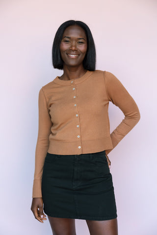 DEX TOFFEE CARDIGAN