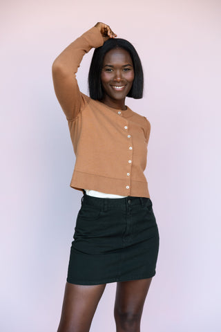 DEX TOFFEE CARDIGAN