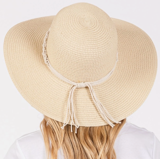 FAME ACCESSORIES STRAW SUN HAT