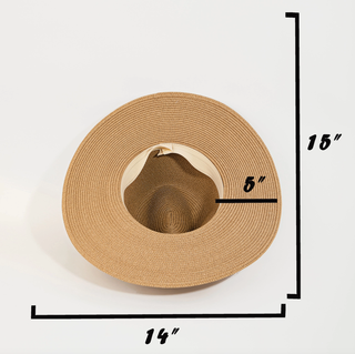FAME ACCESSORIES TOASTED SUN FEDORA