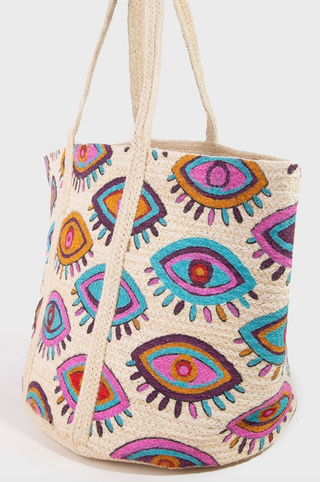 FAME ACCESSORIES VIBRANT EYE TOTE